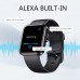 Dirrelo Smart Watch, Alexa Smartwatch for Android Phones iPhone Compatible Women Men, 1.69" Touch Screen 300+ Dials, 5ATM Waterproof Fitness Tracker Watch Heart Rate/Blood Oxygen/Sleep Monitor Blue