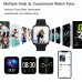 Smart Watch, 1.69'' Smartwatch for Android Phones and iOS Phones Compatible with iPhone Samsung, IP68 Waterproof Fitness Tracker with Heart Rate and Sleep Monitor Smart Watches for Men Women